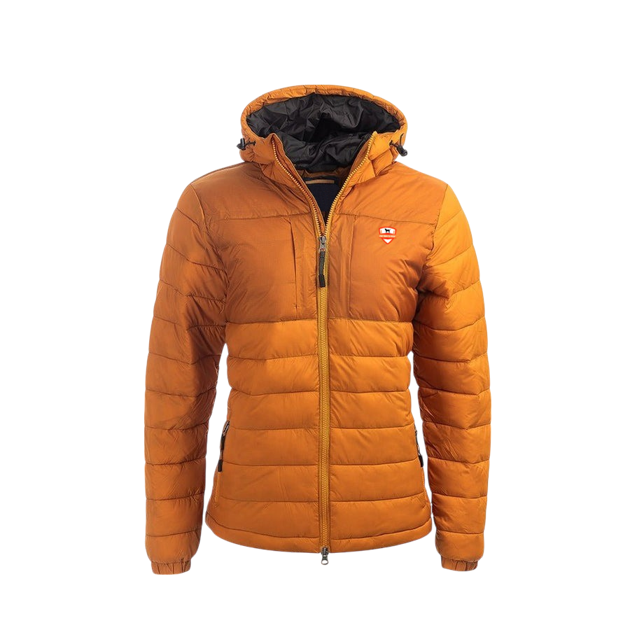 Orange Puffer Jacket