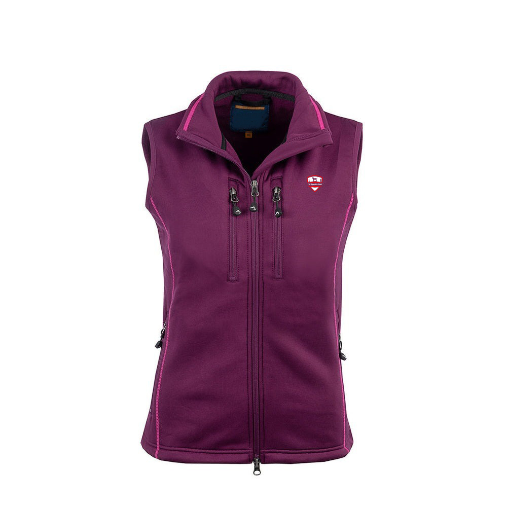 Purple Casual Vests