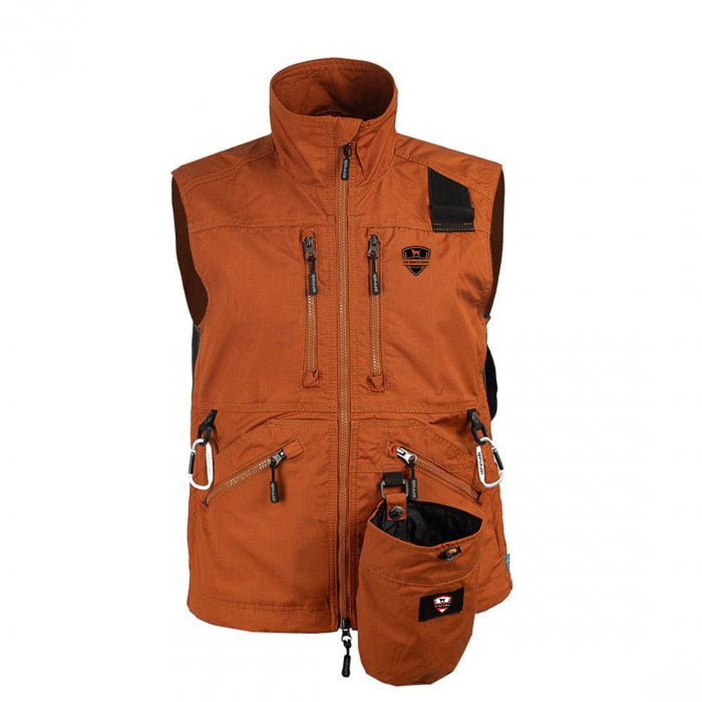 Orange with Pouch Vest for Men