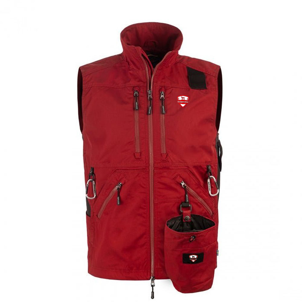 Red with Pouch Vest for Men