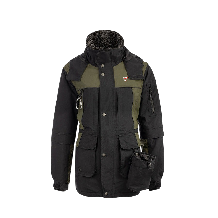 Tan and Black Womens Training Jacket