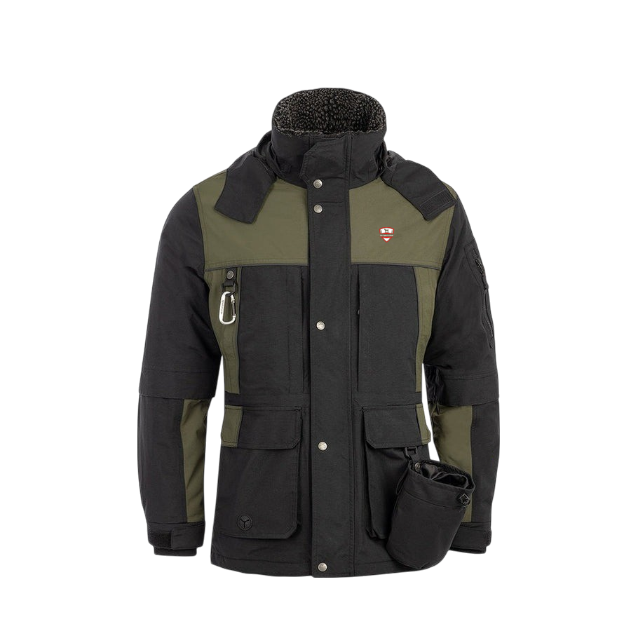 Tan and Black Mens Training Jacket