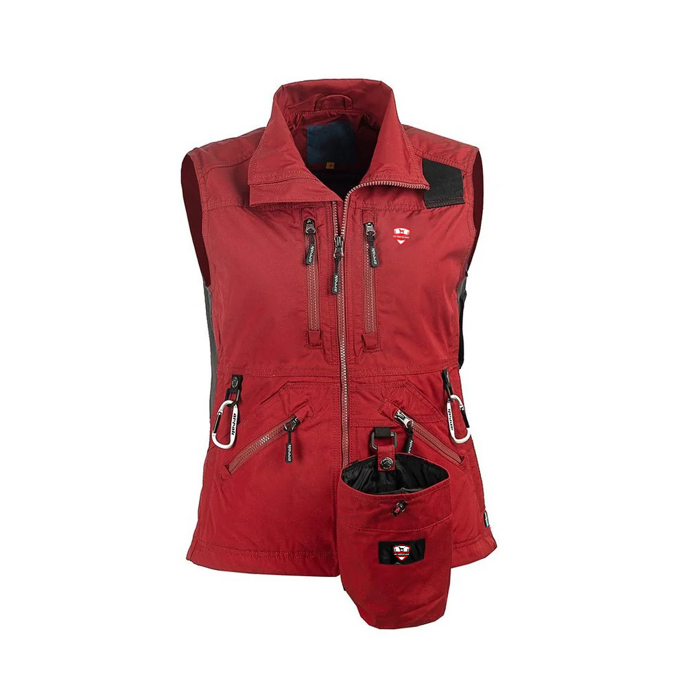 Dark Red Competition Vest for Women