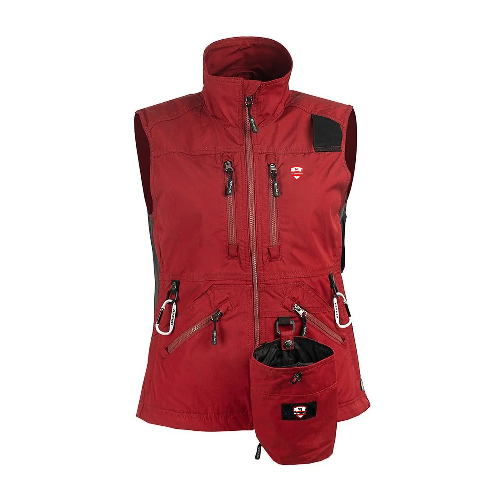 Dark Red Competition Vest for Women